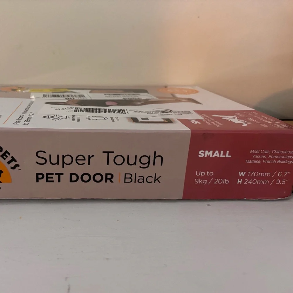Super Tough Pet Door - Black
